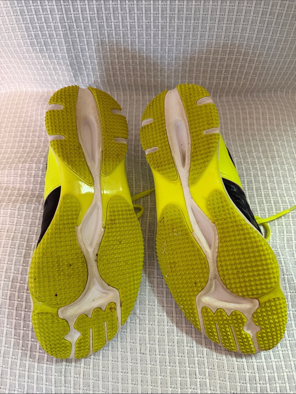 Under Armour Black and Neon Yellow Training Sneakers - Picture 4 of 7
